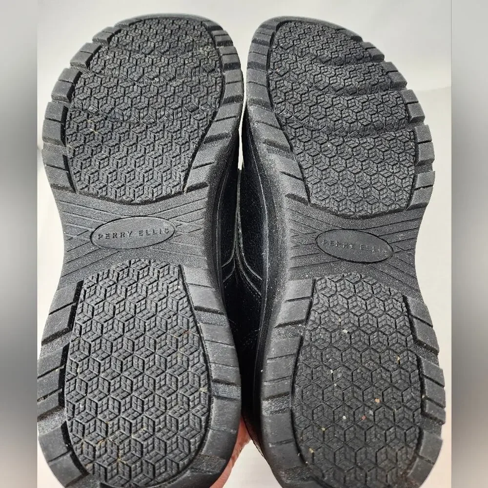 Perry Ellis Portfolio Men's Black Shoes Lace up Eldridge Ultra Foam Comfort‎ 11